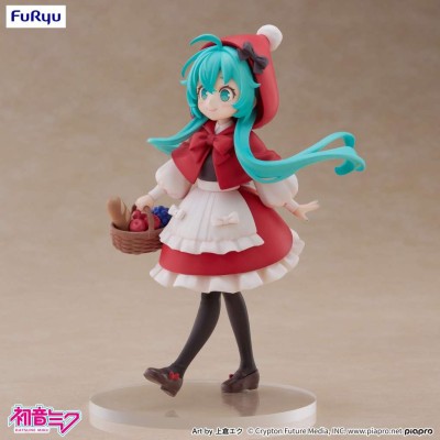 FURYU HATSUNE MIKU LITTLE RED RIDING HOOD DESKTOP FAIRY SERIES FIGURE STATUE