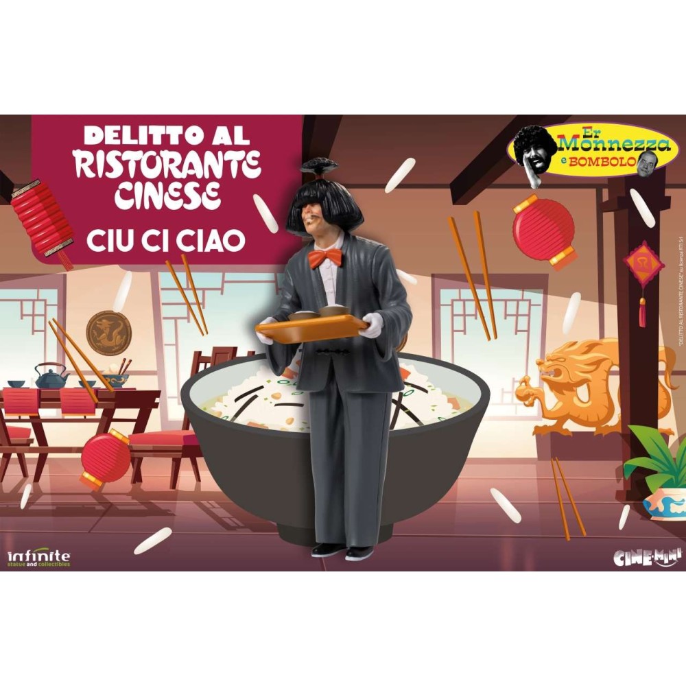 INFINITE STATUE ER MONNEZZA CIU CI CIAO DELITTO AL RISTORANTE CINESE CINE-MINI SERIES MINI FIGURE