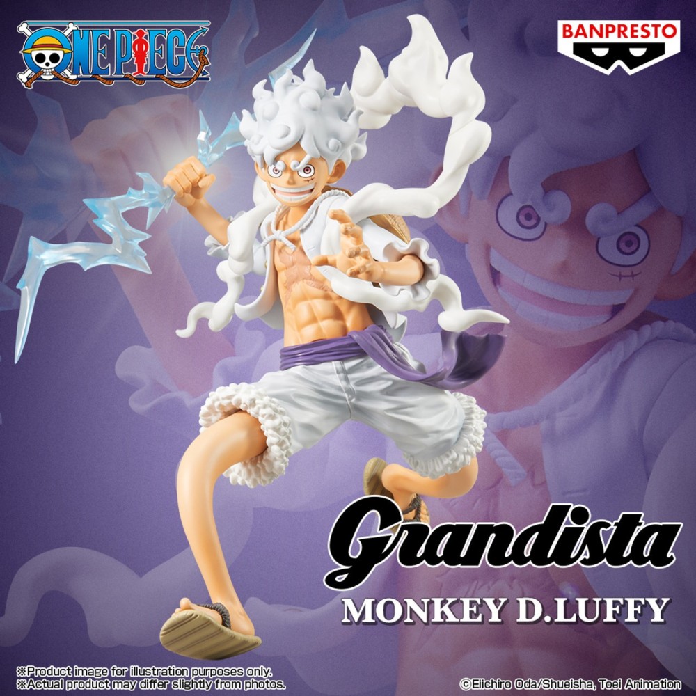 ONE PIECE GRANDISTA MONKEY D.LUFFY GEAR 5 SPECIAL STATUA FIGURE BANPRESTO