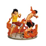BANDAI ONE PIECE ACE AND LUFFY DRAMATIC MEMORIES ICHIBANSHO PVC STATUE FIGURE