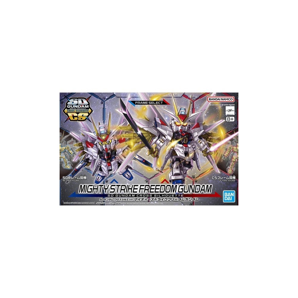 BANDAI SD CROSS SILHOUETTE GUNDAM MIGHTY STRIKE FREEDOM MODEL KIT
