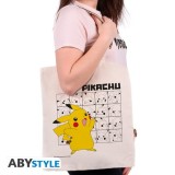 POKEMON PIKACHU TOTE BAG BORSA ABYSTYLE