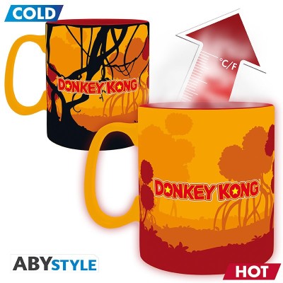 ABYSTYLE DONKEY KONG CERAMIC HEAT CHANGE MUG 460ML