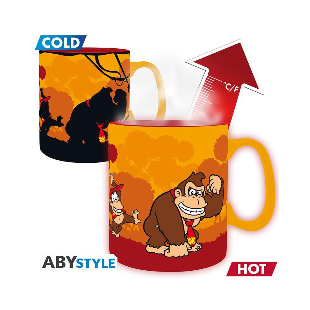 DONKEY KONG TAZZA CAMBIACOLORE 460ML ABYSTYLE