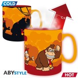 ABYSTYLE DONKEY KONG CERAMIC HEAT CHANGE MUG 460ML