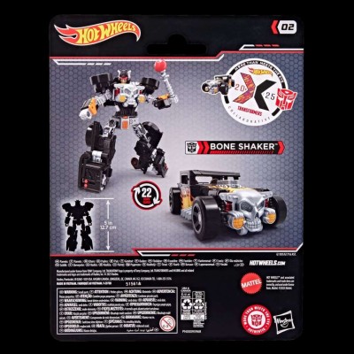 TRANSFORMERS X HOT WHEELS BONE SHAKER ACTION FIGURE HASBRO