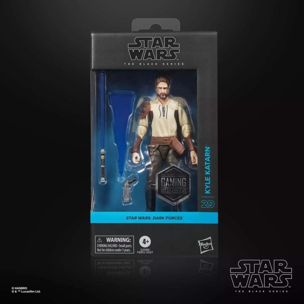 STAR WARS THE BLACK SERIES KYLE KATARN ACTION FIGURE HASBRO