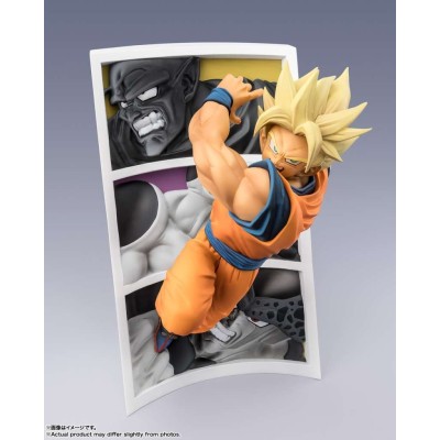 BANDAI DRAGON BALL Z SUPER SAIYAN SON GOKU TRAIL OF BATTLES FIGUARTS ZERO SERIES PVC STATUE FIGURE