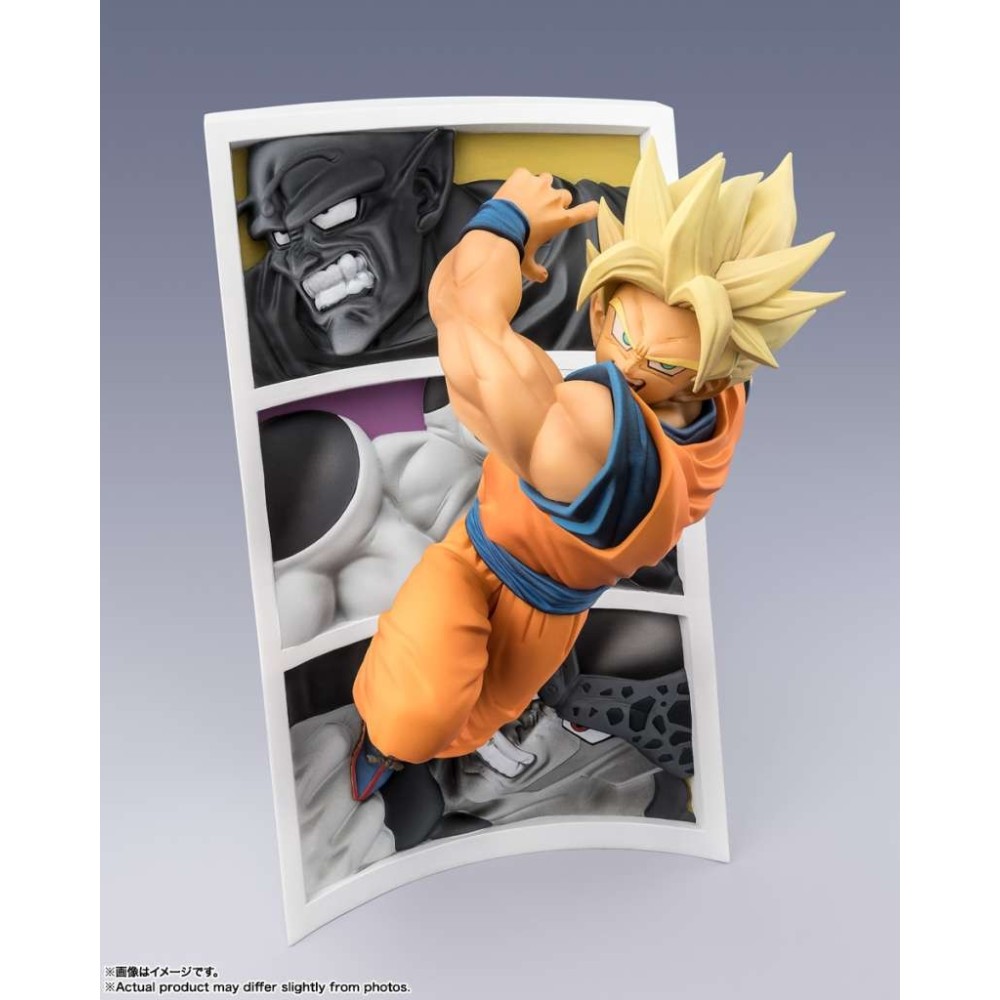 DRAGON BALL Z SUPER SAIYAN SON GOKU TRAIL OF BATTLES FIGUARTS ZERO STATUA FIGURE BANDAI