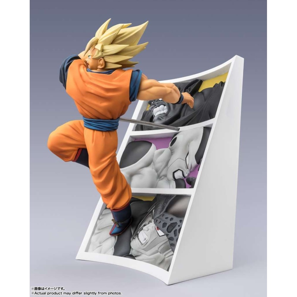 BANDAI DRAGON BALL Z SUPER SAIYAN SON GOKU TRAIL OF BATTLES FIGUARTS ZERO SERIES PVC STATUE FIGURE