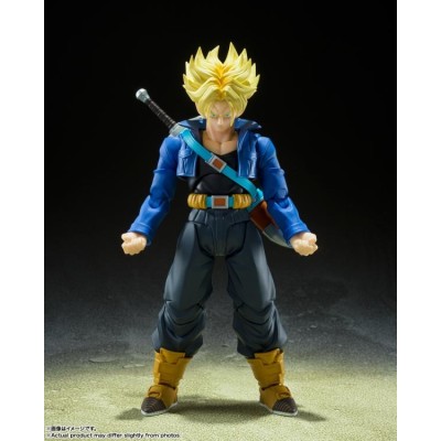 DRAGON BALL Z SUPER SAIYAN TRUNKS BOY FROM THE FUTURE S.H. FIGUARTS ACTION FIGURE BANDAI