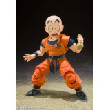 BANDAI DRAGON BALL Z KRILLIN EARTH'S STRONGEST MAN S.H. FIGUARTS REISSUE ACTION FIGURE