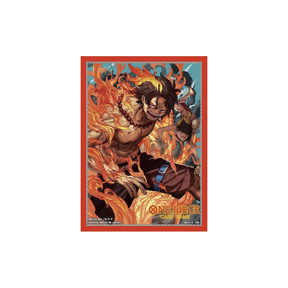 ONE PIECE BUSTINE PROTETTIVE LIMIT VOL.5 PORTGAS D. ACE 70 PEZZI BANDAI