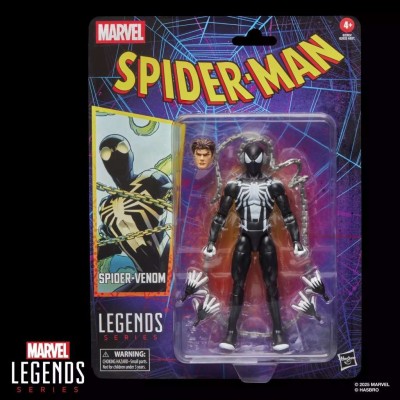 HASBRO MARVEL LEGENDS RETRO SERIES SPIDER-VENOM ACTION FIGURE