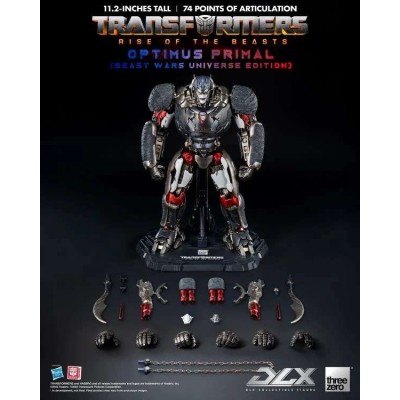 TRANSFORMERS RISE OF THE BEASTS DLX OPTIMUS PRIMAL ACTION FIGURE THREEZERO