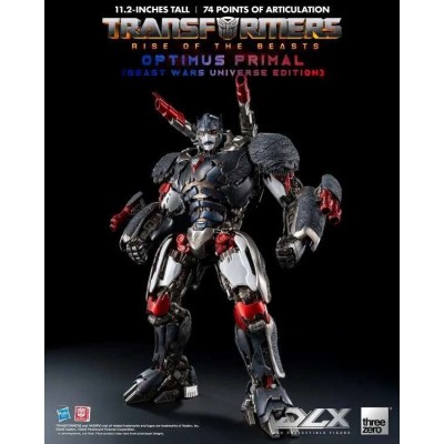 THREEZERO TRANSFORMERS RISE OF THE BEASTS DLX SERIES OPTIMUS PRIMAL ACTION FIGURE