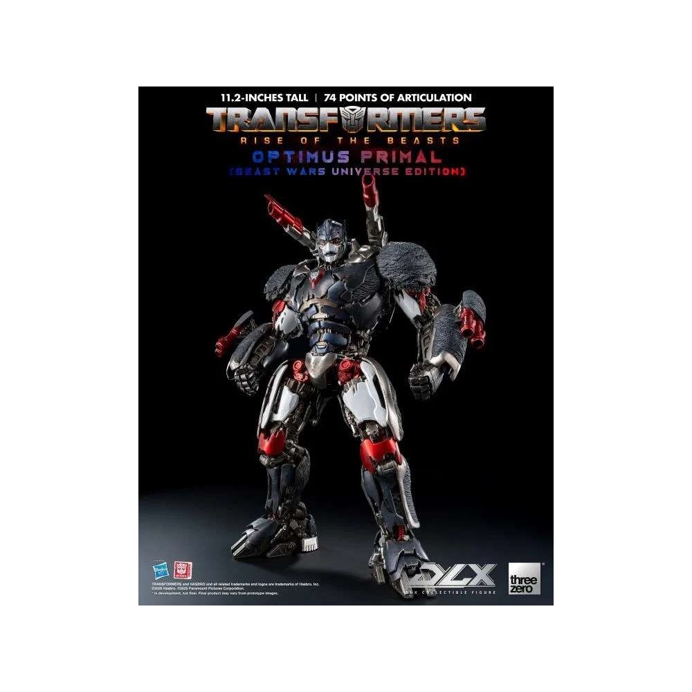 TRANSFORMERS RISE OF THE BEASTS DLX OPTIMUS PRIMAL ACTION FIGURE THREEZERO