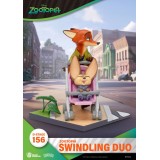 D-STAGE ZOOTOPIA SWINDLING DUO STATUA FIGURE DIORAMA BEAST KINGDOM