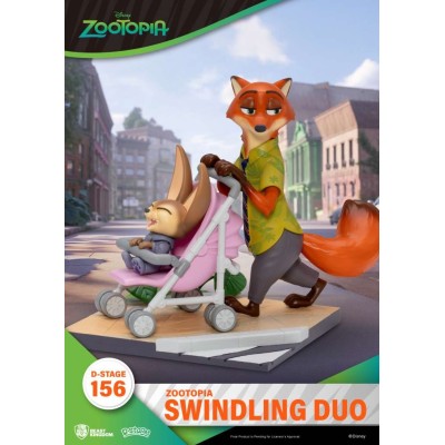 D-STAGE ZOOTOPIA SWINDLING DUO STATUA FIGURE DIORAMA BEAST KINGDOM