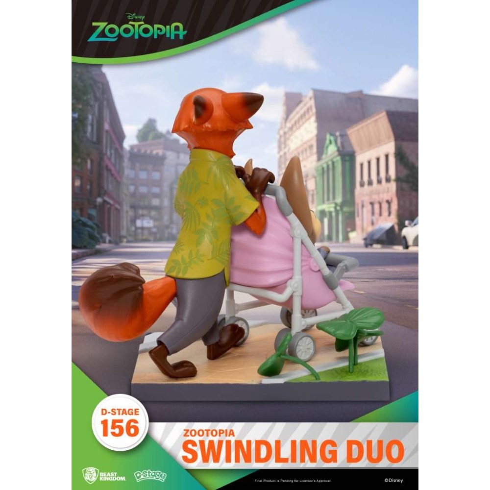 D-STAGE ZOOTOPIA SWINDLING DUO STATUA FIGURE DIORAMA BEAST KINGDOM