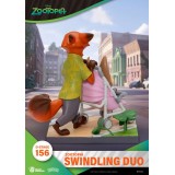 D-STAGE ZOOTOPIA SWINDLING DUO STATUA FIGURE DIORAMA BEAST KINGDOM