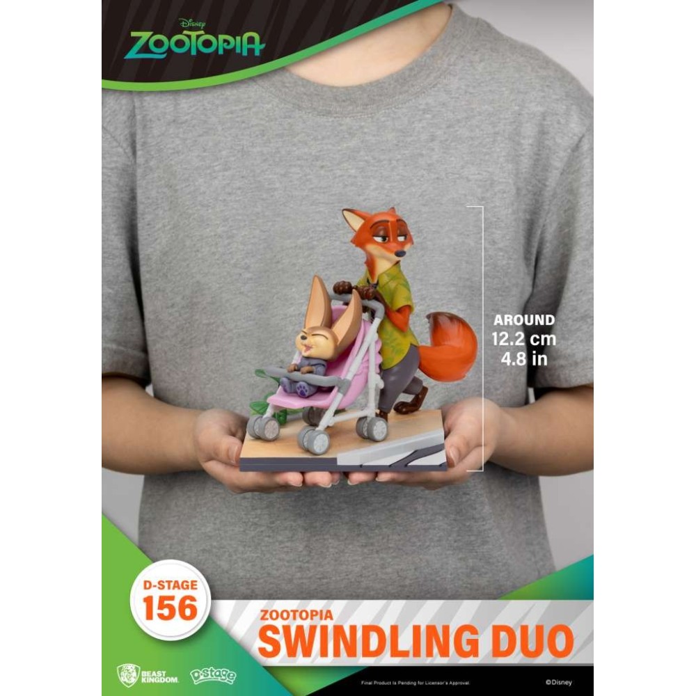 D-STAGE ZOOTOPIA SWINDLING DUO STATUA FIGURE DIORAMA BEAST KINGDOM