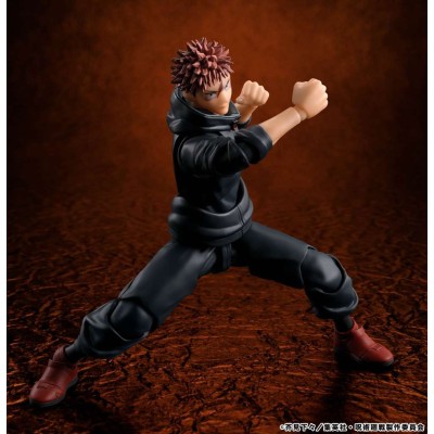 BANDAI JUJUTSU KAISEN YUJI ITADORI SUKUNA'S VESSEL S.H. FIGUARTS SERIES PVC ACTION FIGURE