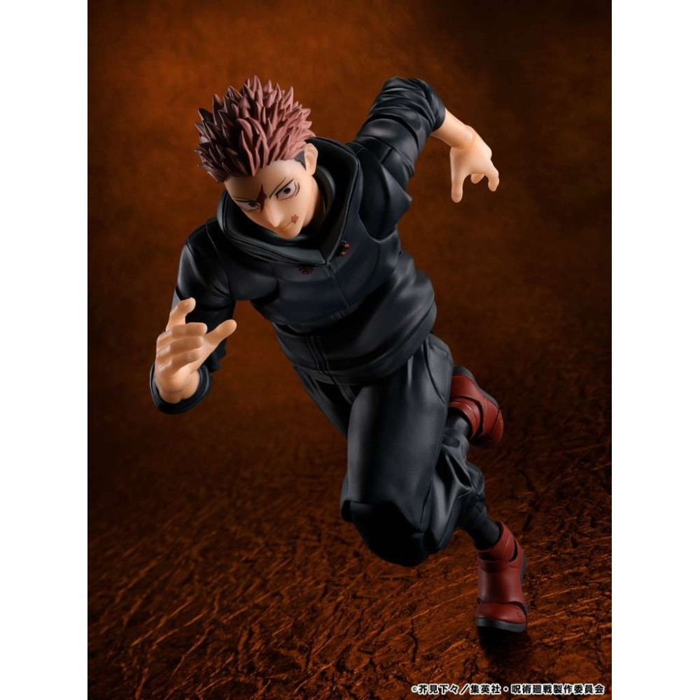 BANDAI JUJUTSU KAISEN YUJI ITADORI SUKUNA'S VESSEL S.H. FIGUARTS SERIES PVC ACTION FIGURE