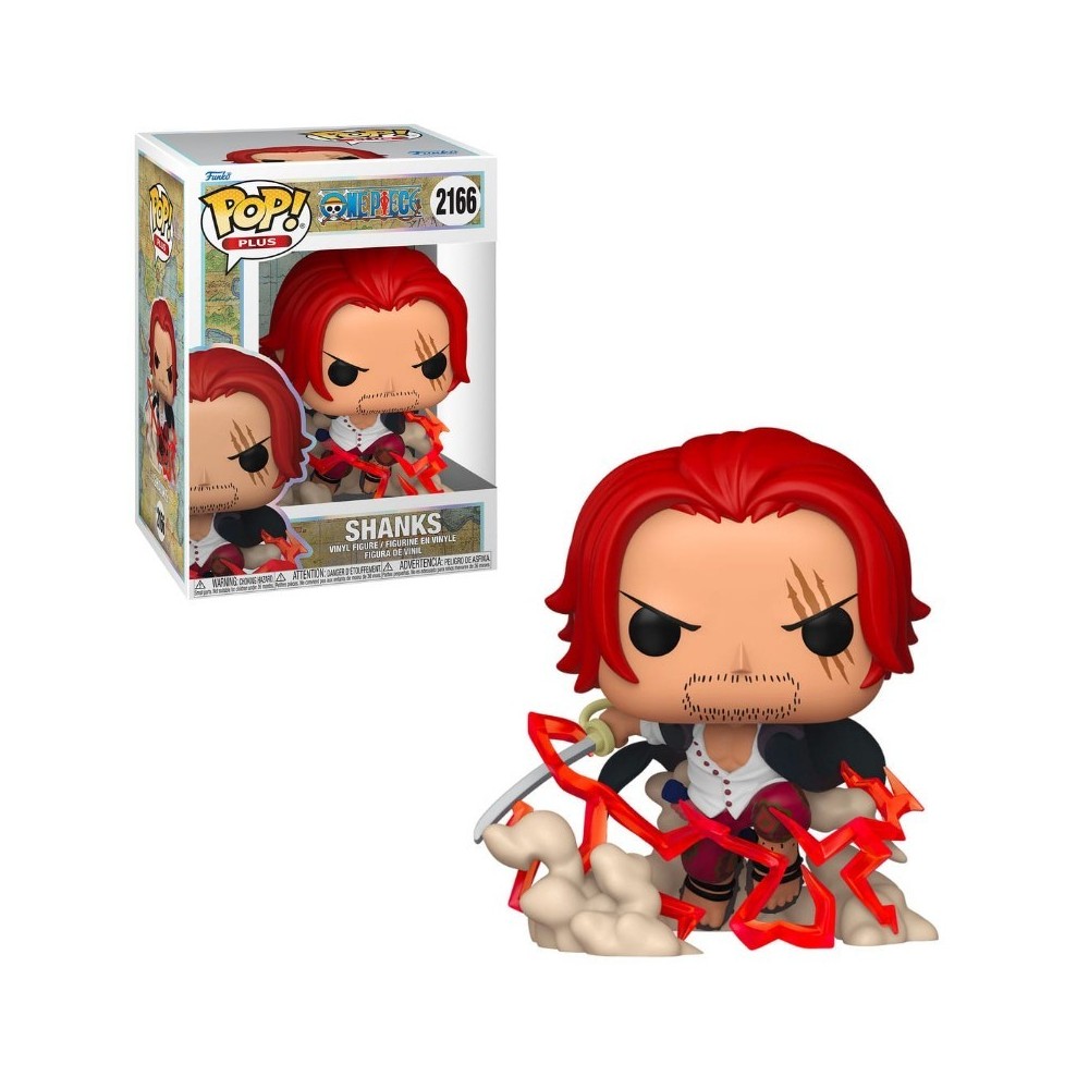 FUNKO POP! PLUS ONE PIECE SHANKS BOBBLE HEAD FIGURE FUNKO