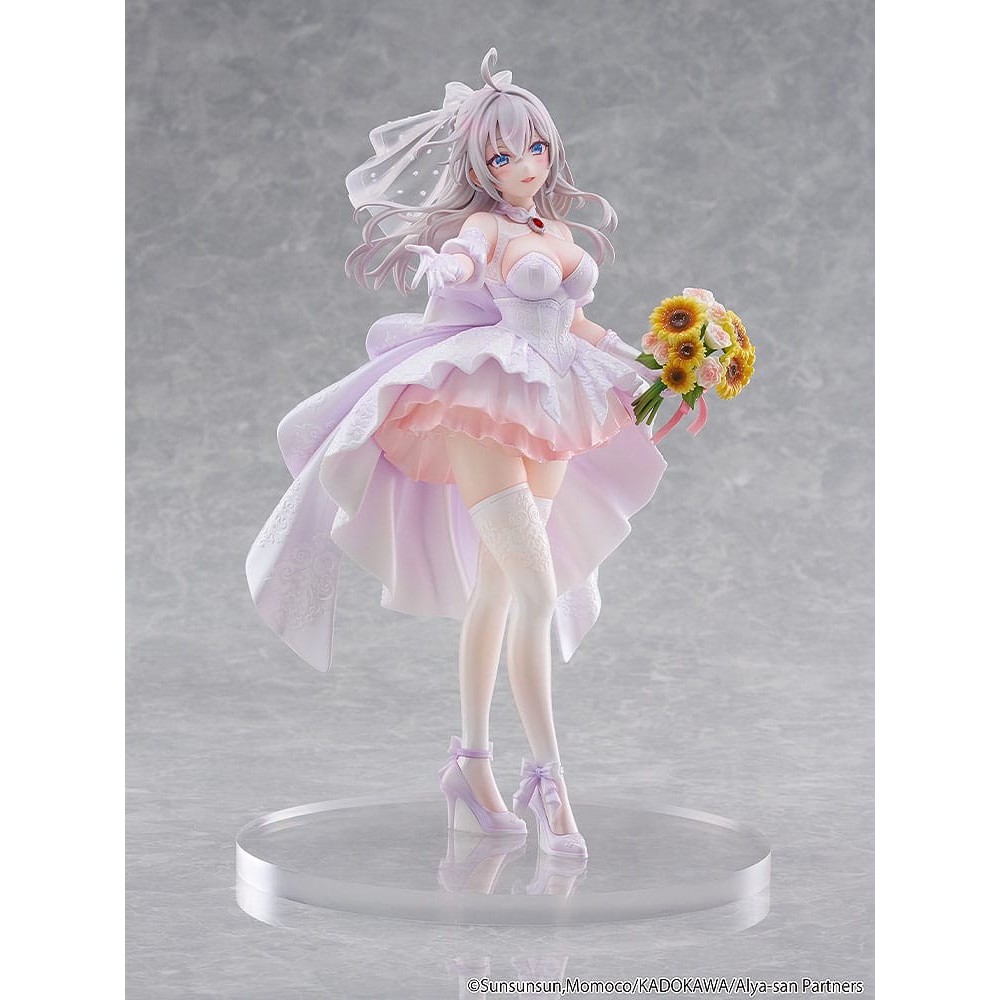 KADOKAWA ALYA SOMETIMES HIDES HER FEELINGS IN RUSSIAN ALISA MIKHAILOVNA KUJOU WEDDING DRESS 1/7 STATUE FIGURE