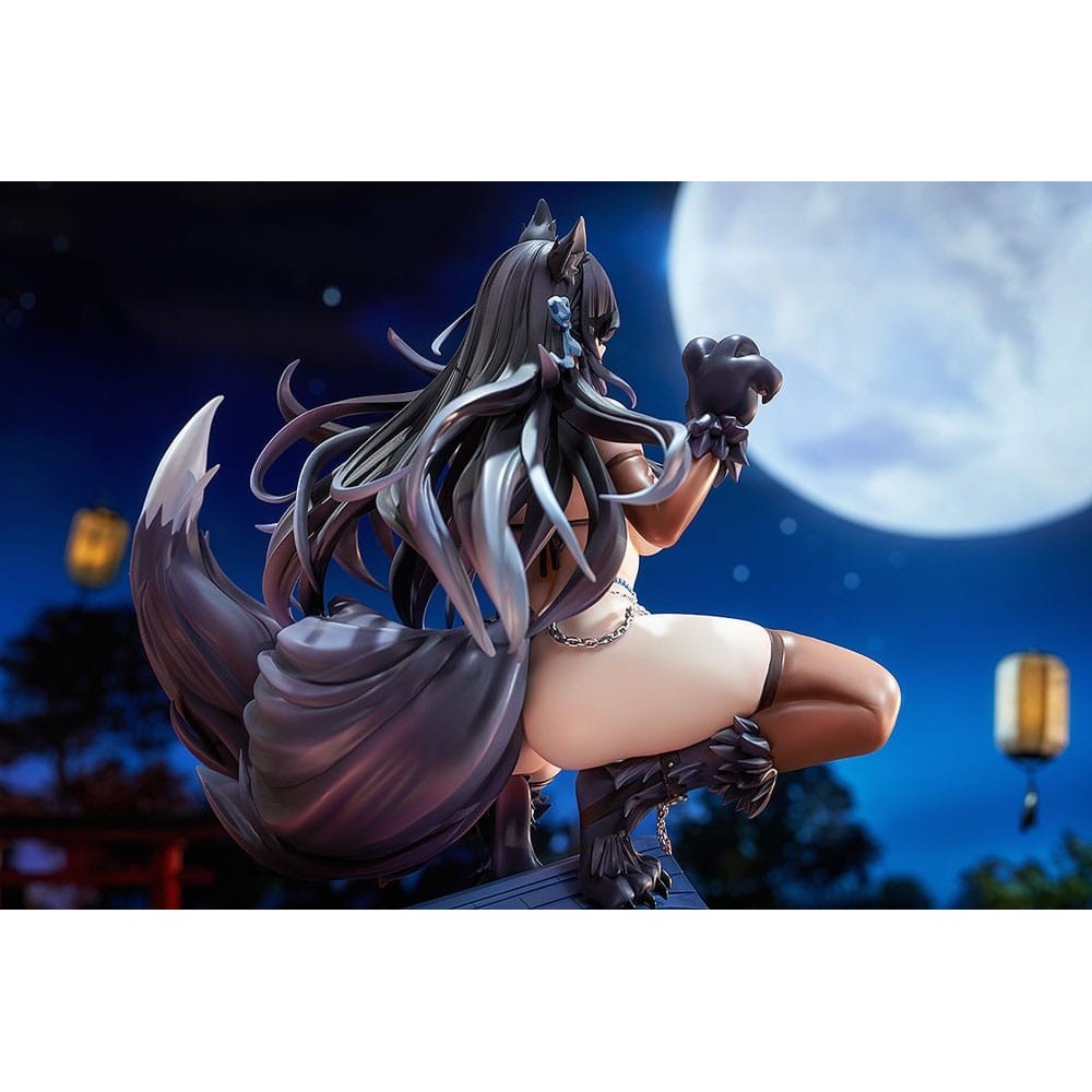 GOOD SMILE COMPANY AZUR LANE ATAGO FULL MOON'S FERAL WOLF STATUE 1/7 FIGURE