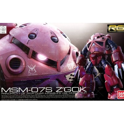 REAL GRADE RG MSM-07S Z'GOK GUNDAM 1/144 MODEL KIT FIGURE BANDAI