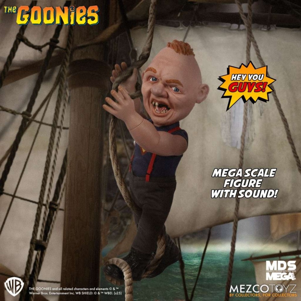 MDS MEGA SCALE THE GOONIES TALKING SLOTH ACTION FIGURE MEZCO TOYS