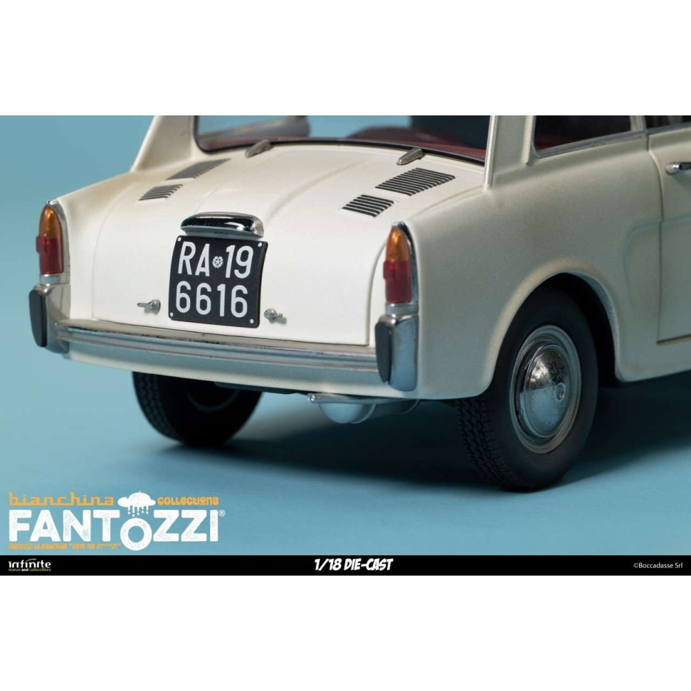 INFINITE STATUE FANTOZZI LA BIANCHINA SIETE TRE ST...ZI VERSION 1/18 SCALE DIE CAST FIGURE