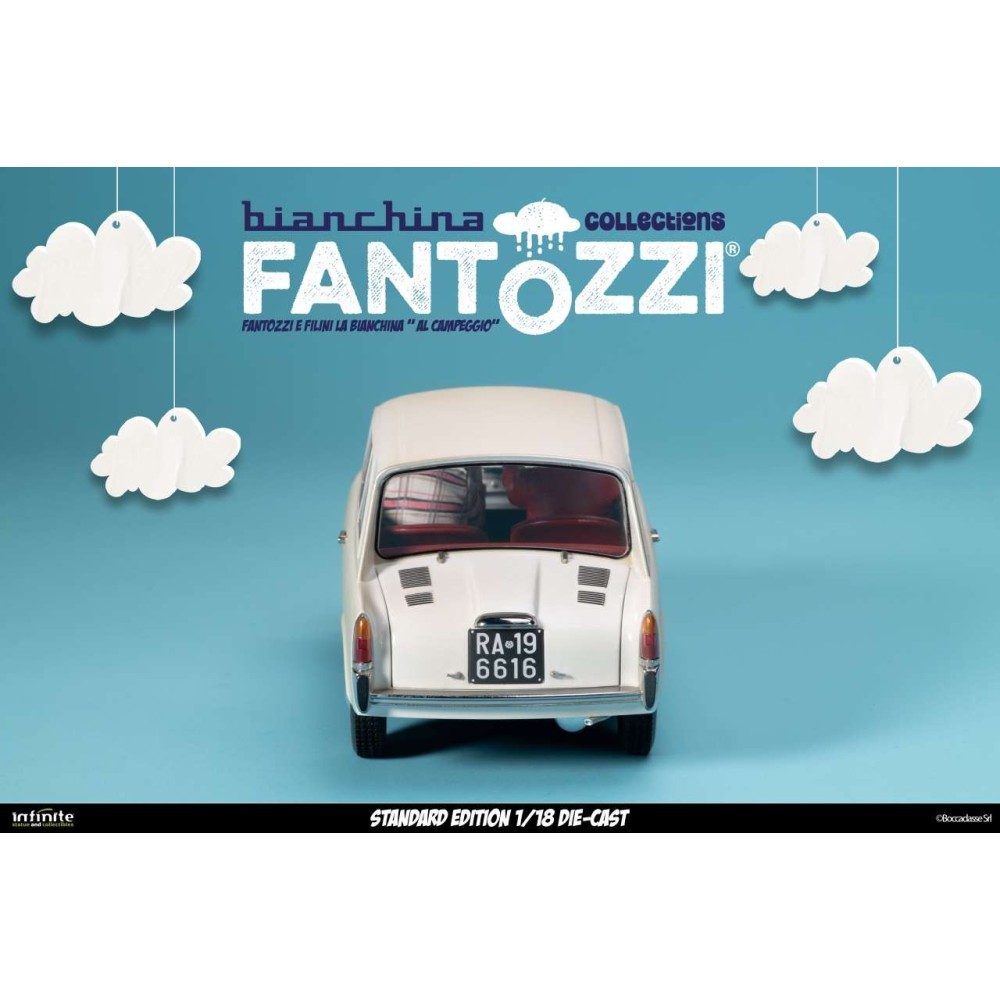 INFINITE STATUE FANTOZZI E FILINI LA BIANCHINA AL CAMPEGGIO VERSION 1/18 SCALE DIE CAST FIGURE