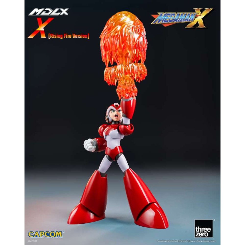THREEZERO MEGAMAN X RISING FIRE VERSION MDLX SERIES ACTION FIGURE