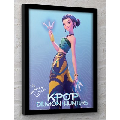 PYRAMID INTERNATIONAL KPOP DEMON HUNTERS ZOEY COLLECTOR PRINT 30X40CM
