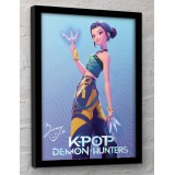 PYRAMID INTERNATIONAL KPOP DEMON HUNTERS ZOEY COLLECTOR PRINT 30X40CM