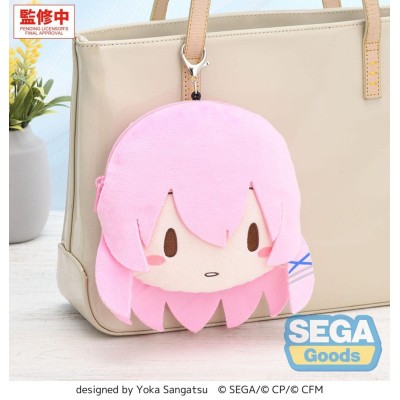 SEGA GOODS HATSUNE MIKU COLORFUL STAGE! MEGURINE LUKA SCHOOL SEKAI PLUSH 15CM KEYCHAIN