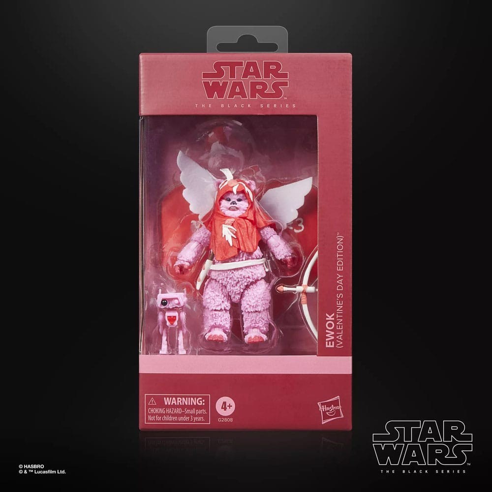 STAR WARS THE BLACK SERIES EWOK VALENTINE'S DAY EDITION ACTION FIGURE HASBRO