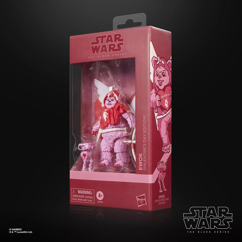 STAR WARS THE BLACK SERIES EWOK VALENTINE'S DAY EDITION ACTION FIGURE HASBRO