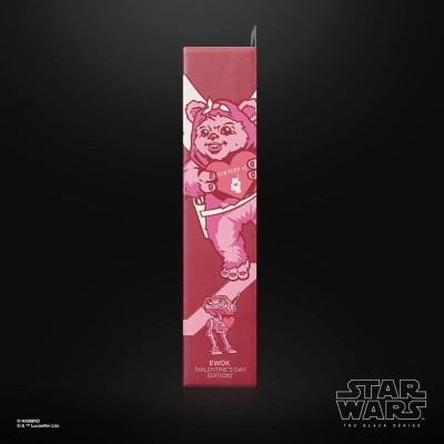 STAR WARS THE BLACK SERIES EWOK VALENTINE'S DAY EDITION ACTION FIGURE HASBRO
