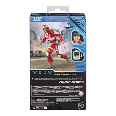 G.I. JOE CLASSIFIED SERIES EDWIN LIFELINE STEEN ACTION FIGURE HASBRO