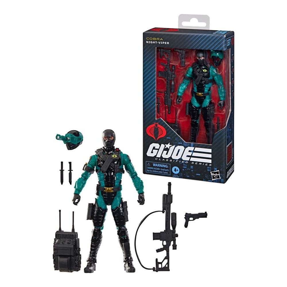 G.I. JOE CLASSIFIED SERIES COBRA NIGHT-VIPER ACTION FIGURE HASBRO