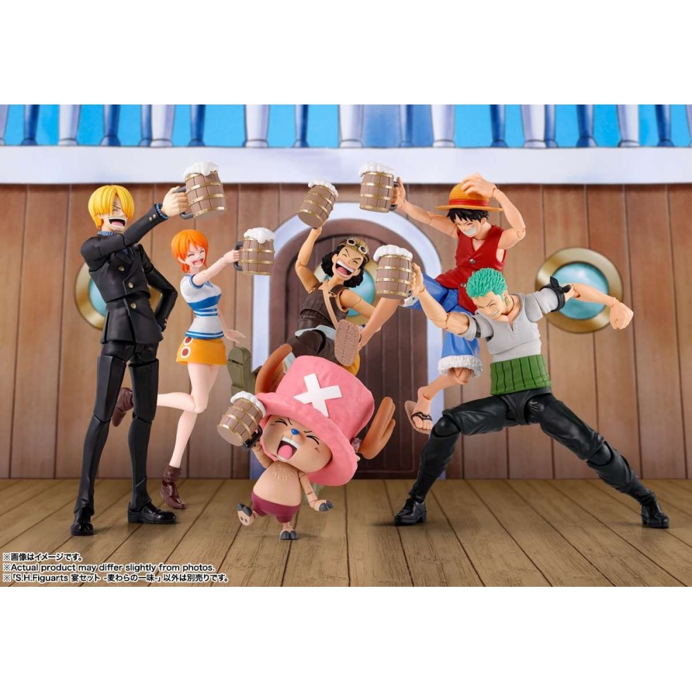 ONE PIECE THE STRAW HAT CREW S.H. FIGUARTS PARTY SET BANDAI