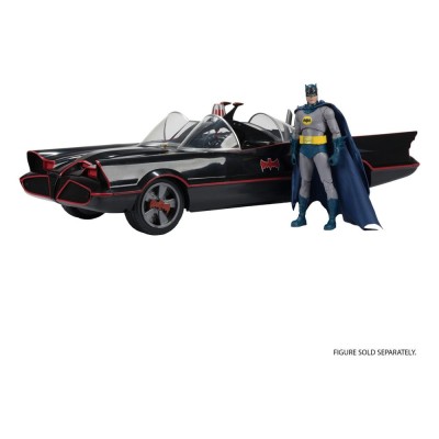MC FARLANE DC MULTIVERSE VEHICLE BATMAN 1966 BATMOBILE PVC ACTION FIGURE