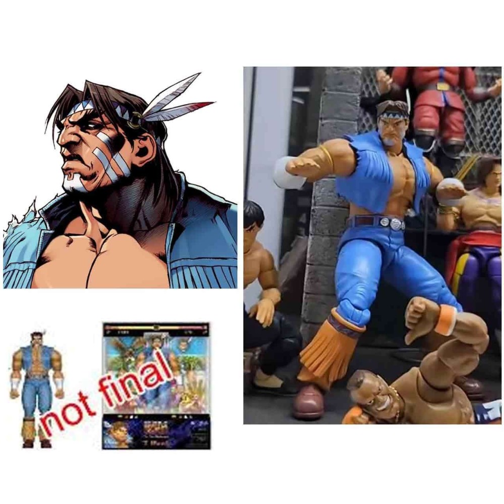 ULTRA STREET FIGHTER II THUNDER HAWK DELUXE ACTION FIGURE JADA TOYS