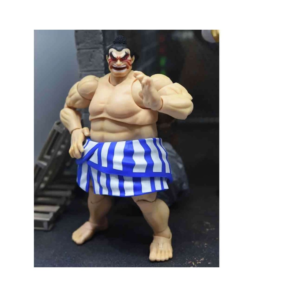 ULTRA STREET FIGHTER II E. HONDA DELUXE ACTION FIGURE JADA TOYS