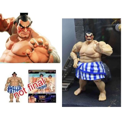 ULTRA STREET FIGHTER II E. HONDA DELUXE ACTION FIGURE JADA TOYS