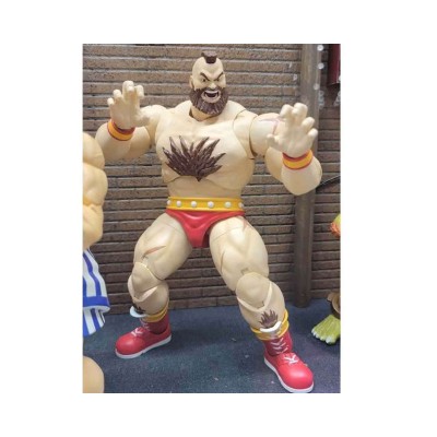 JADA TOYS ULTRA STREET FIGHTER II ZANGIEF DELUXE 1:12 SCALE ACTION FIGURE